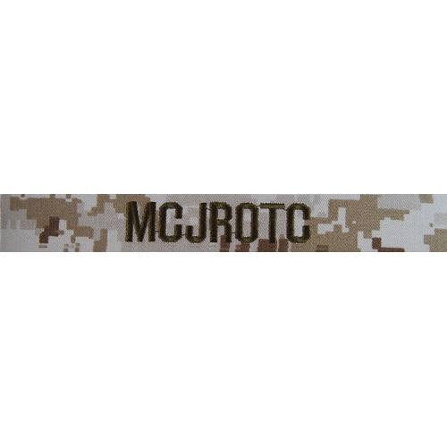 Desert MCCU MCJROTC name tape sew on (Each)