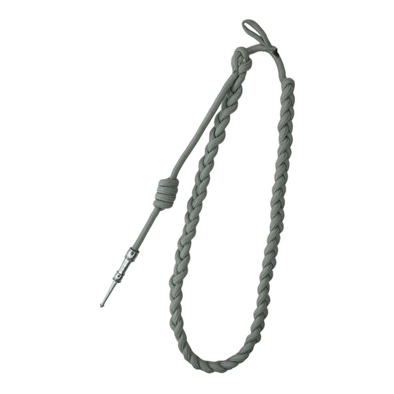 Lanyard Fourragere with Silver or Gold Tip (Button Loop) Select Color (Each)