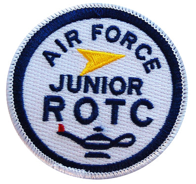 AFJROTC Color Round Patch (Hook Back)