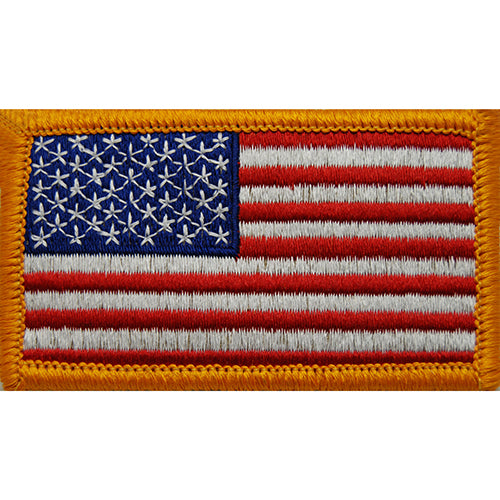 American Flag Forward Full Color - Hook Back (Each) - JROTC.com