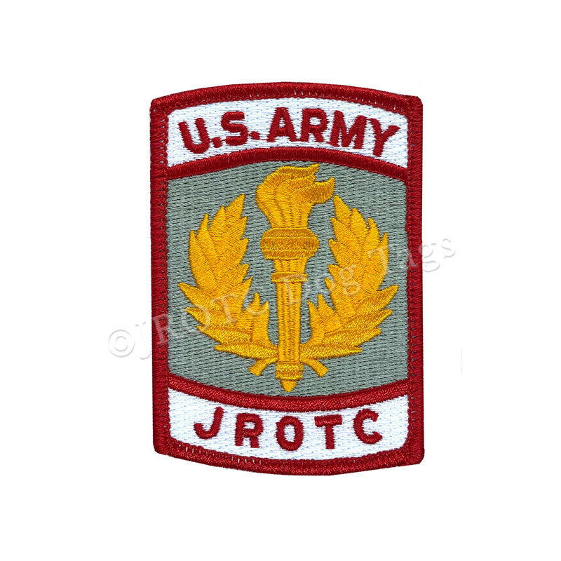 Army JROTC Cloth Patch Color (Hook Back)
