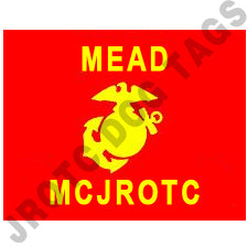 MCJROTC Guidon With USMC EGA (Takes 4 months)