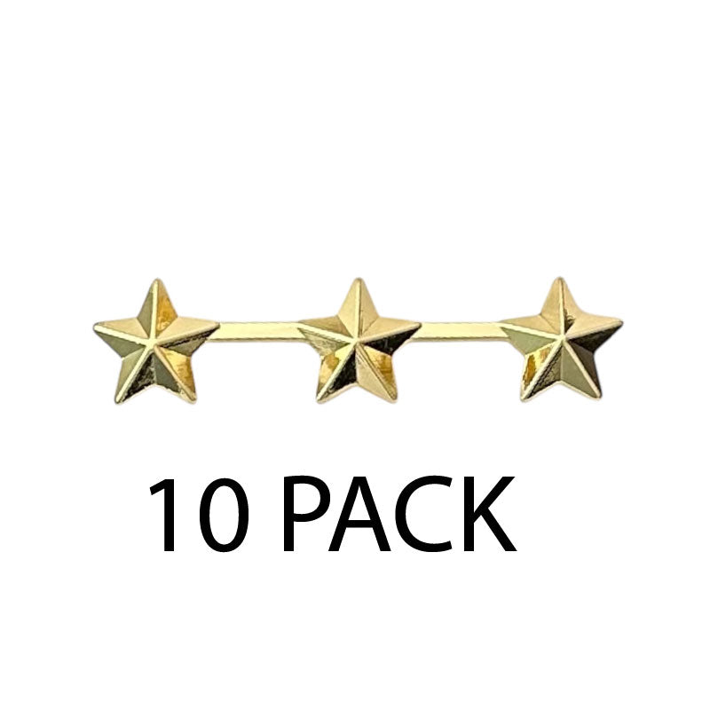 Service Designation Star - Triple Star (10 PACK)