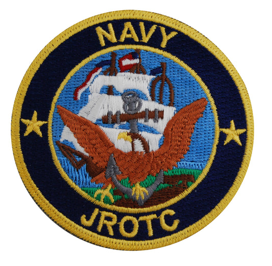 Navy JROTC Color Patch Hook Back