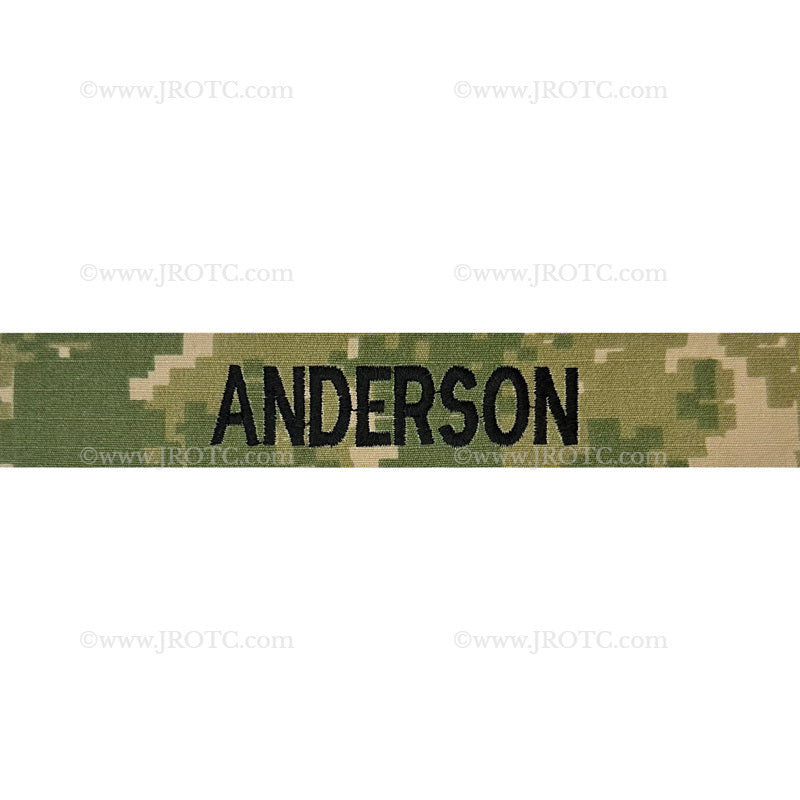 NWU Individual Name Tape Type 3 Woodland Sew On (Each) - JROTC.com