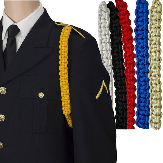 Box Shoulder Cord (Button Loop) Select Color (Each) - JROTC.com