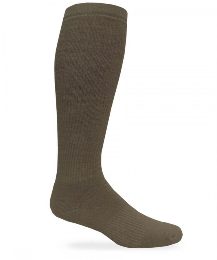 Coyote Brown Boot Socks Wool Blend (40 Pairs) (No Returns)