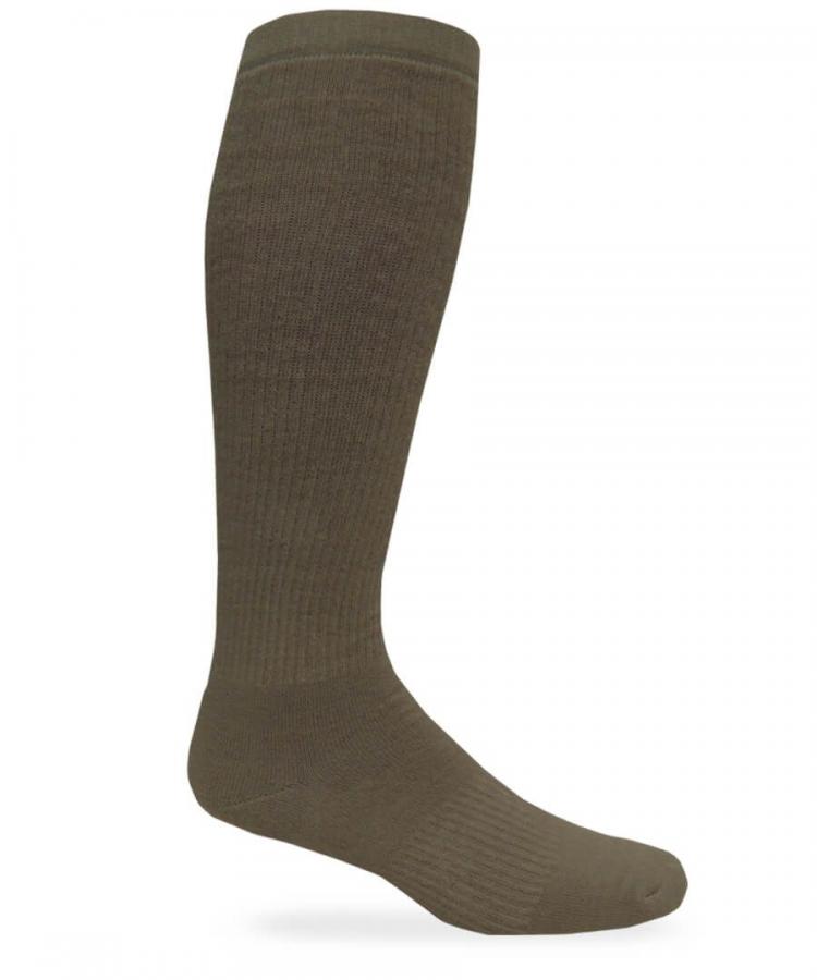 Coyote Brown Boot Socks Wool Blend (40 Pairs) (No Returns) - JROTC.com