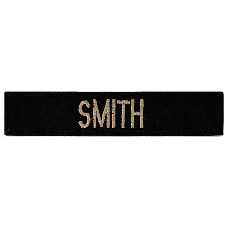 Individual California Cadet Corps Name Tape with Hook Back