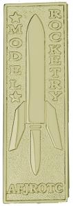 Model Rocketry Badge (Silver or Gold)