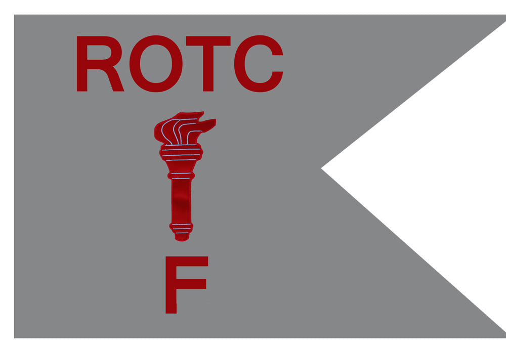 Guidon Flag ROTC With Torch (Each) (Allow 4 Months)