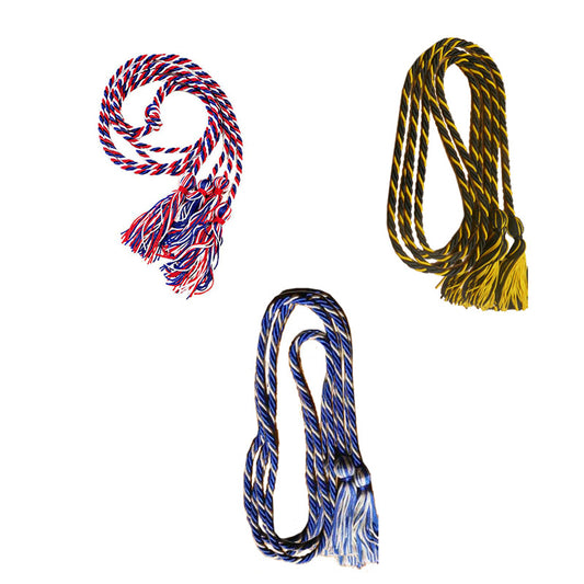 Graduation Cords Intertwined Double Strand