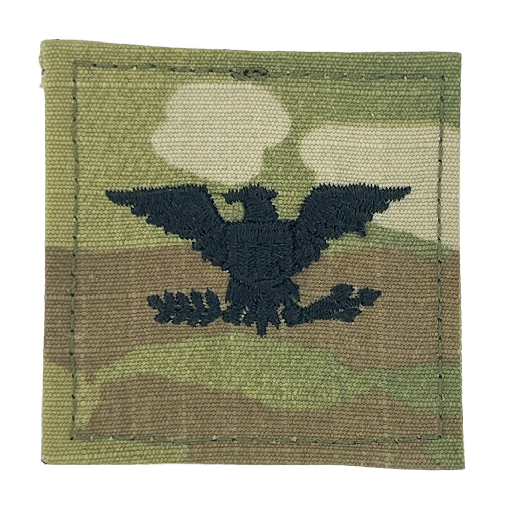 Colonel Army Active Duty OCP Rank (Hook Back) - JROTC.com