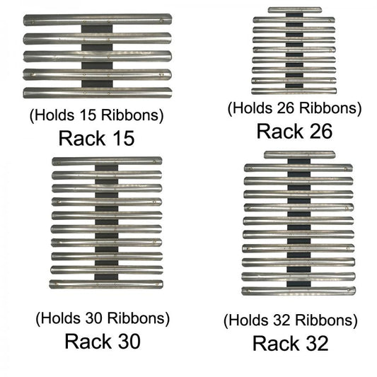 Metal Ribbon Rack No Space (Each) - JROTC.com