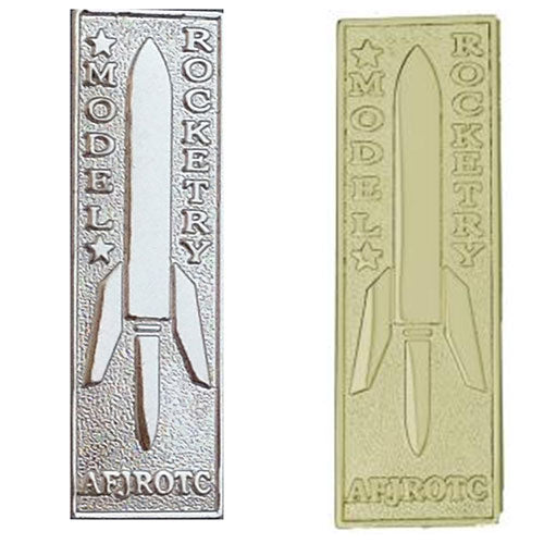 Model Rocketry Badge (Silver or Gold)