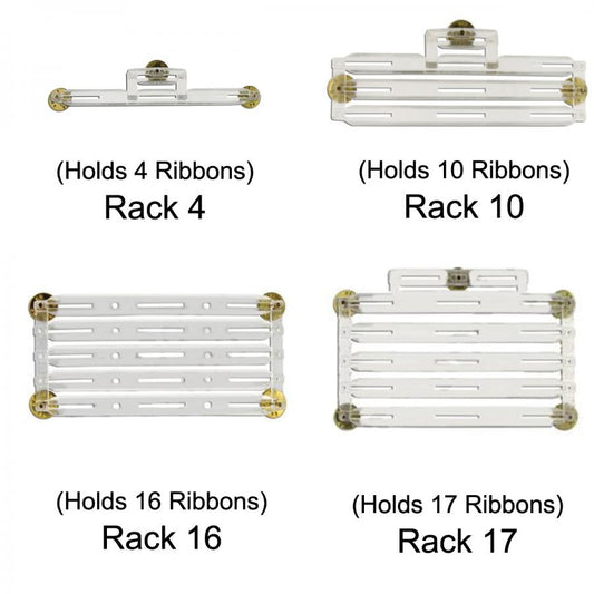 Plastic Ribbon Rack No Space (Each) - JROTC.com