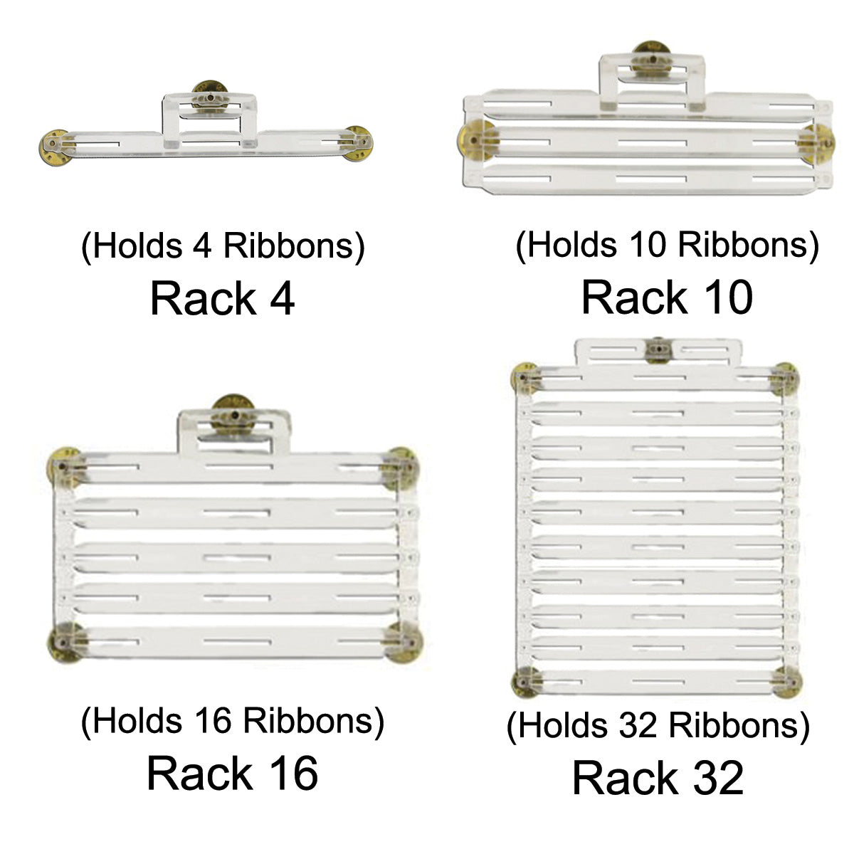 Plastic Ribbon Rack 1/8" Space (Each)