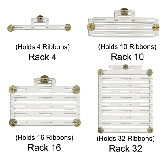 Plastic Ribbon Rack 1/8" Space (Each) - JROTC.com