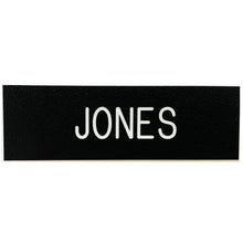 Navy smooth 1x3 name plates - JROTC.com