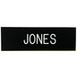Navy smooth 1x3 name plates - JROTC.com