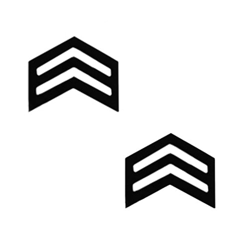 Army Cadet Pin on Rank (Pair)