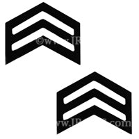 Army Cadet Pin on Rank (Pair)