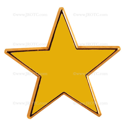 Gold Honor Unit Star JROTC (Each)