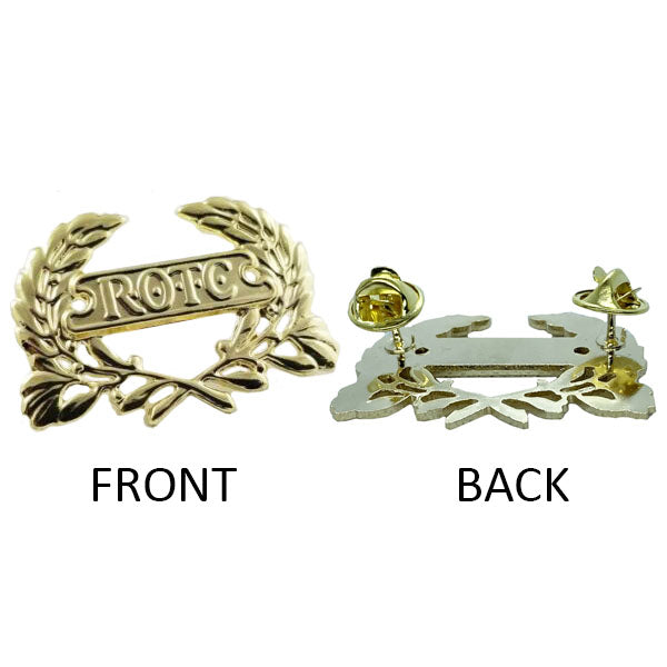 ROTC Wreath Gold Pin Back (For Berets) (Each)