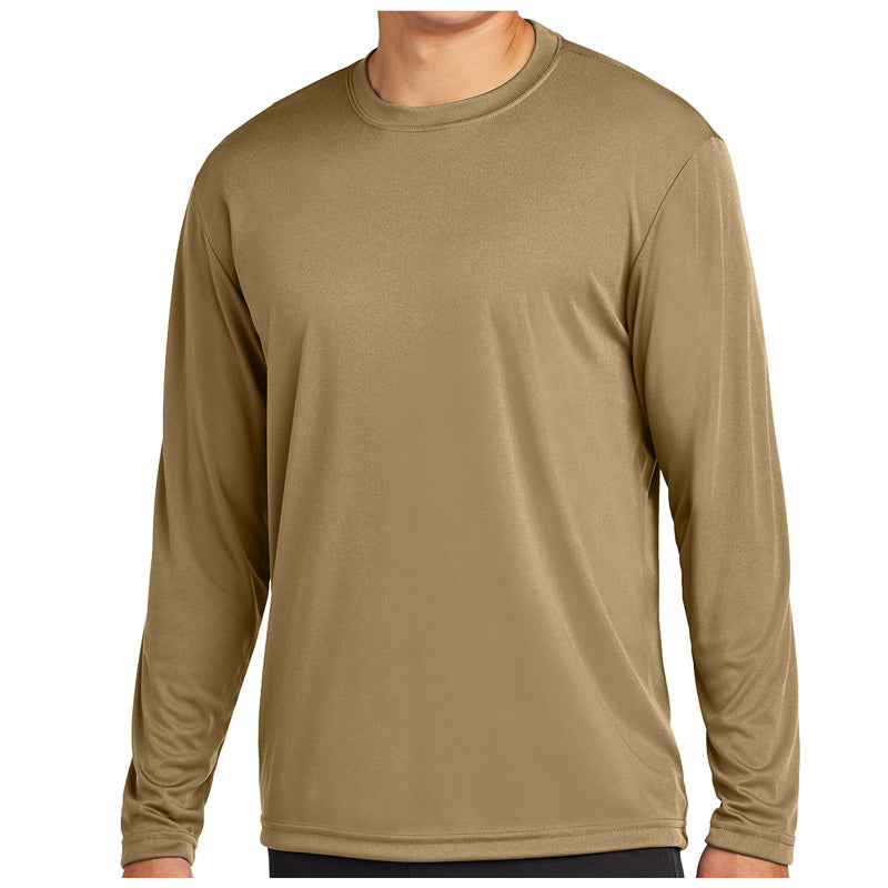 Tan OCP JROTC Long Sleeve Moisture Wicking Shirt (12 PK) - JROTC.com