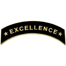 Excellence Arc Pin (Black) [Closeout Item] - JROTC.com