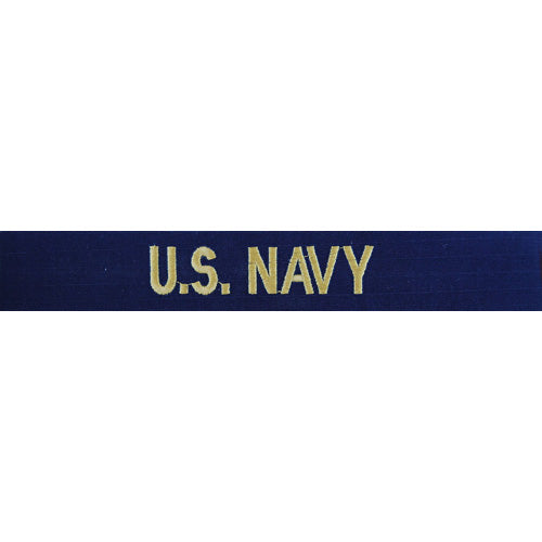 Officer U.S. Navy blue Name Tape (Sew On)