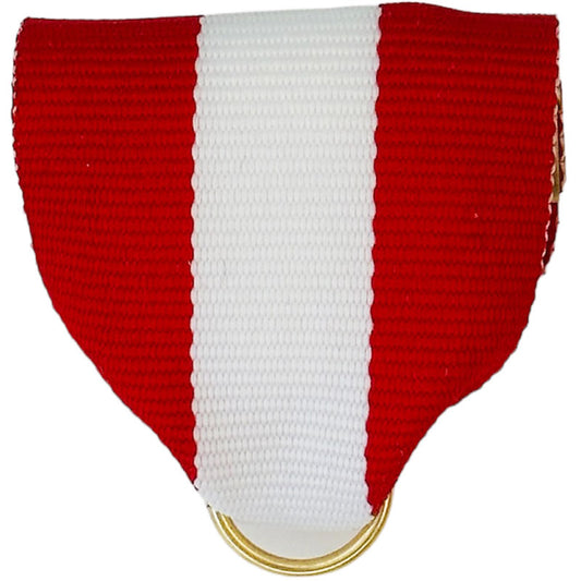 Red/White/Red [Pin Back]Chest Drape - Close Out Item - JROTC.com