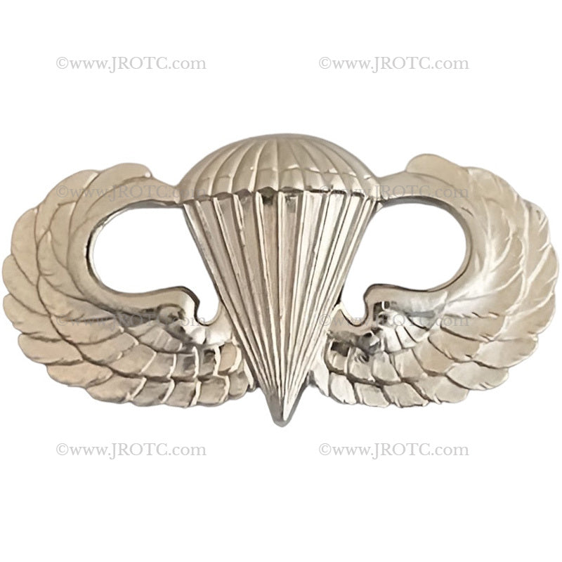 Airborne Wings Parachute (Mirror Finish) Each - JROTC.com