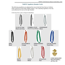 NJROTC Aiguillettes (Shoulder Cords)