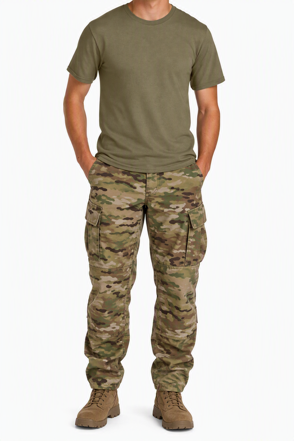 Tan OCP JROTC T Shirt (12 Pack)