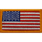 American Flag Forward Full Color - Hook Back (Each) - JROTC.com
