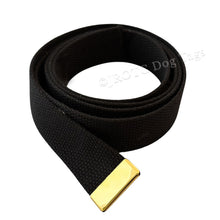 Belt Black W/Brass Tip (Each)