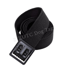 72 Inches Black Belt With Open Face Black Buckle Extra Long Unisx [JDT-05-005]