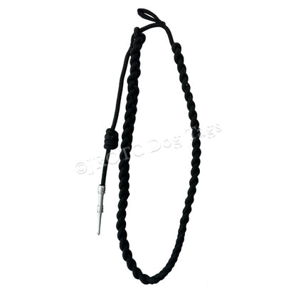 Lanyard Fourragere with Silver or Gold Tip (Button Loop) Select Color (Each)