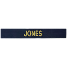 Officer Navy Blue Custom Name Tapes Sew On (Each) (Takes About 3 Weeks) [JDT-NJ-051]