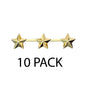 Service Designation Star - Triple Star (10 PACK)