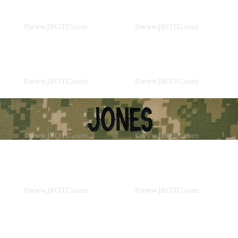 NWU Individual Name Tape Type 3 Woodland Sew On (Each)