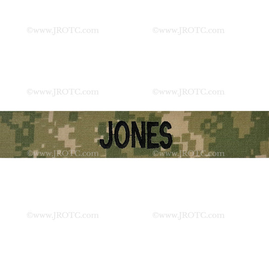 NWU Individual Name Tape Type 3 Woodland Sew On (Each) - JROTC.com