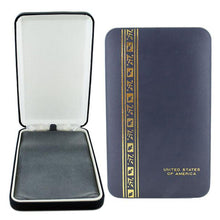 Large Military Blue Plastic Medal Presentation Box - JROTC.com