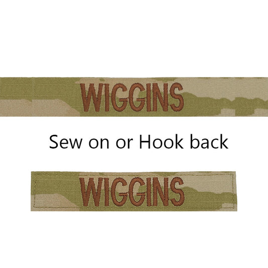 AF Custom Multicam OCP name tapes (sew on or hook back) each (Takes About 3-4 Weeks)