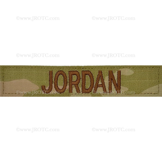 AF Custom Name Multicam OCP (sew on or hook back) each (Takes About 3-4 Weeks) - JROTC.com