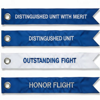 Air Force Streamers (Each) Takes Minimum 4 months [2 3/4" tall by 36" wide]