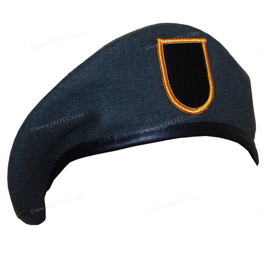 Grey Beret With Flash (Each) - Select Your Size [Closeout Item]