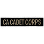 California Cadet Corps Name Tapes with Hook Back [JDT-CA-001]