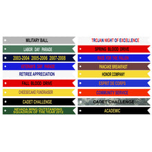 Custom Streamer JROTC/ ROTC (Each) (Takes Minimum 4 months) - JROTC.com